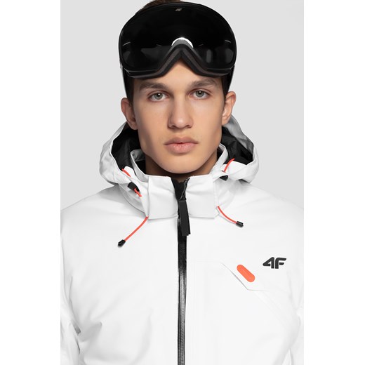 Kurtka narciarska męska KUMN255 - biały