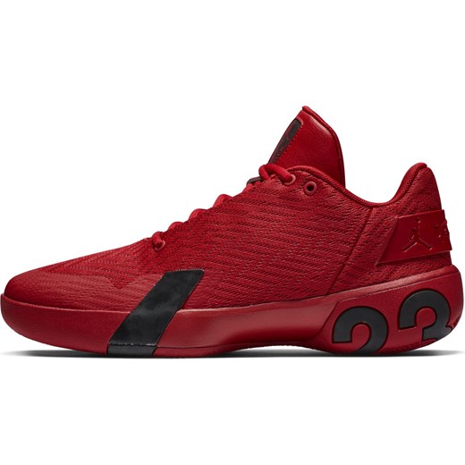 Czerwone buty sportowe męskie Nike air jordan sznurowane wiosenne 