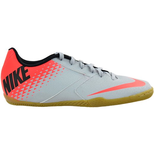 Buty piłkarskie halowe Bomba X IC Nike (szaro-pomarańczowe)