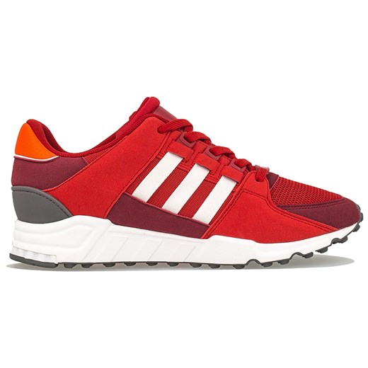 Buty sportowe męskie Adidas eqt support czerwone zamszowe sznurowane 