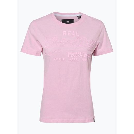 Superdry - T-shirt damski, różowy Superdry  XS vangraaf