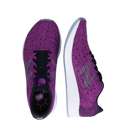 Buty sportowe damskie New Balance dla biegaczy na koturnie fioletowe 