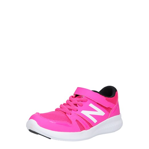 Buty sportowe dziecięce różowe New Balance sznurowane 
