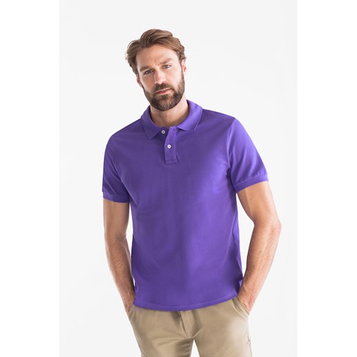 C&A Uniwersalna koszulka polo – bawełna ekologiczna, Purpurowy, Rozmiar: XS
