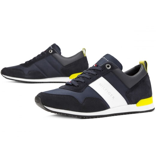 Buty Tommy hilfiger Iconic material mix runner > fm0fm02042 403