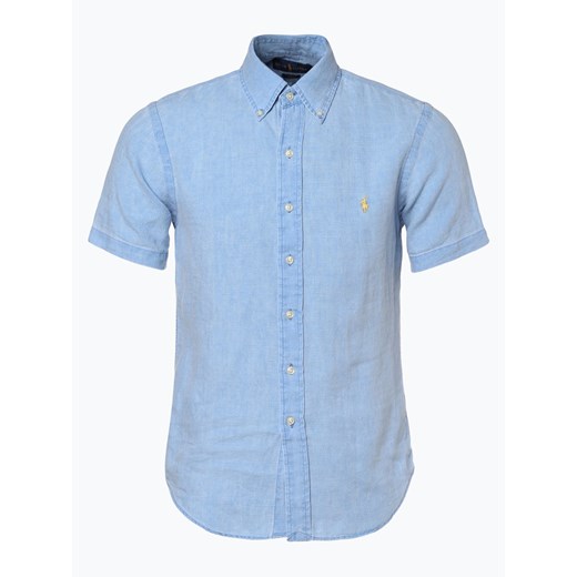 Koszula męska Polo Ralph Lauren z kołnierzykiem button down niebieska 