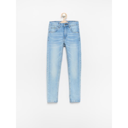 Reserved - Spodnie jeansowe slim fit - Niebieski Reserved  146 