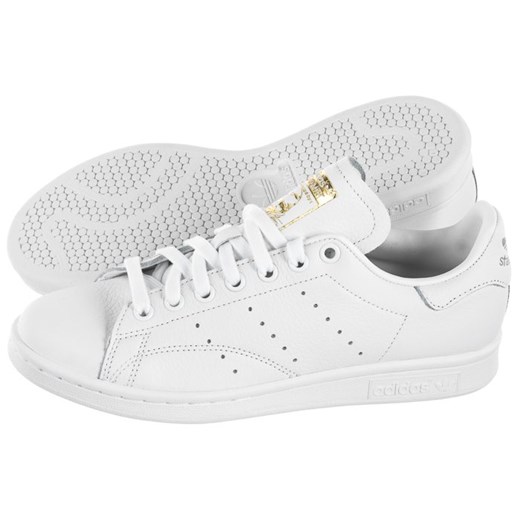 Buty sportowe damskie białe Adidas bez wzorów 