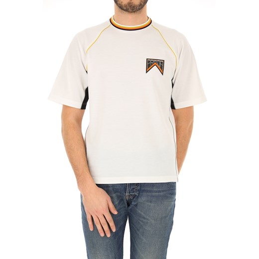Biały t-shirt męski Prada 