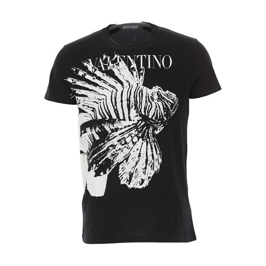 Valentino t-shirt męski z krótkim rękawem bawełniany 
