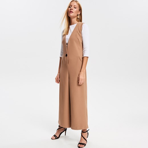Brązowy kombinezon damski Reserved długi 