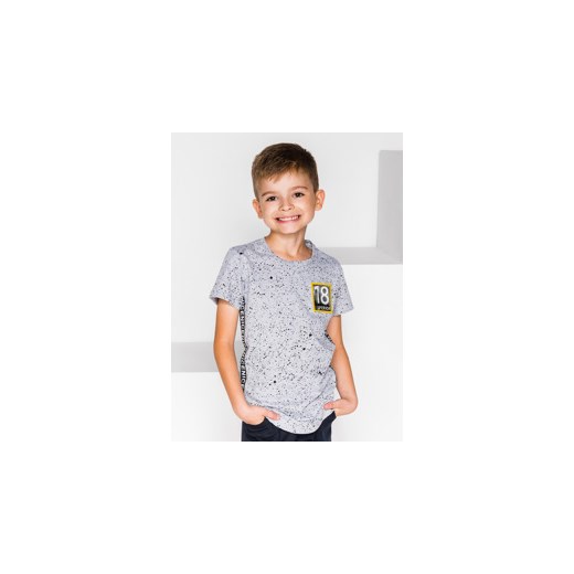 Koszulka dziecięca z nadrukiem KS013 - szara