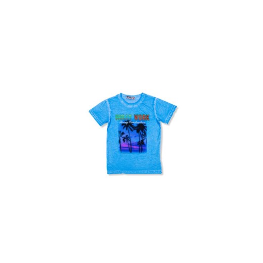 Koszulka dziecięca z nadrukiem KS031 - niebieska