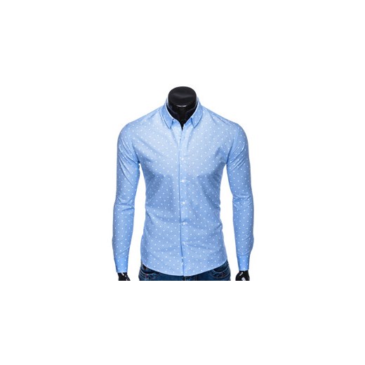 Koszula męska Ombre Clothing casualowa z długim rękawem