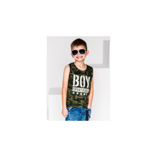 Koszulka dziecięca z nadrukiem KS034 - jasnozielona