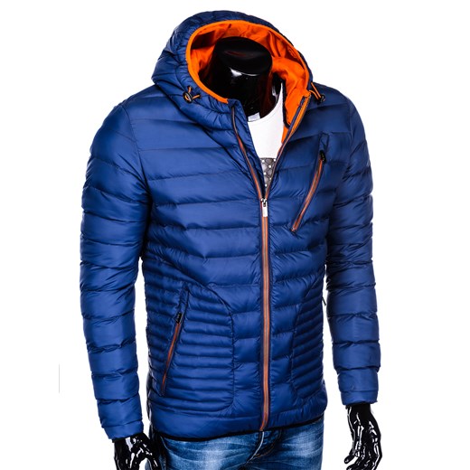 Kurtka męska Ombre Clothing casual na zimę nylonowa 
