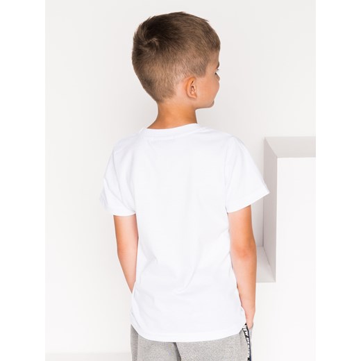 Koszulka dziecięca z nadrukiem KS010 - biała/żółty