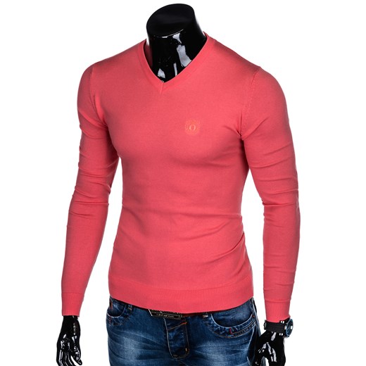 Sweter męski Ombre Clothing różowy 