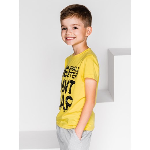 Koszulka dziecięca z nadrukiem KS019 - żółta