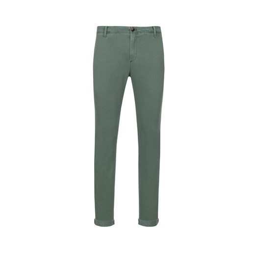 Spodnie męskie Hilfiger Denim zielone z elastanu 