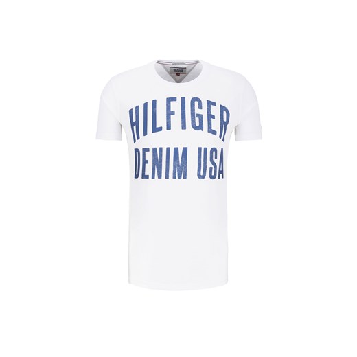 T-shirt męski Hilfiger Denim z napisem 