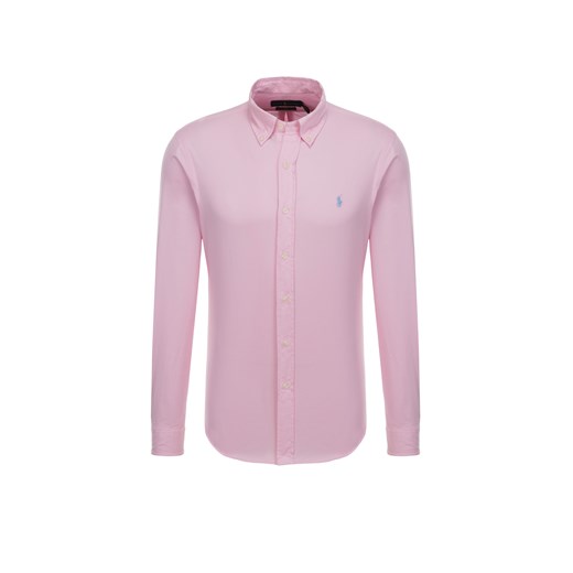 Koszula męska Polo Ralph Lauren różowa z długimi rękawami 