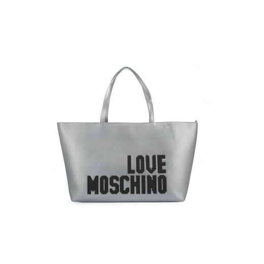 Shopper bag Love Moschino na ramię w stylu młodzieżowym 