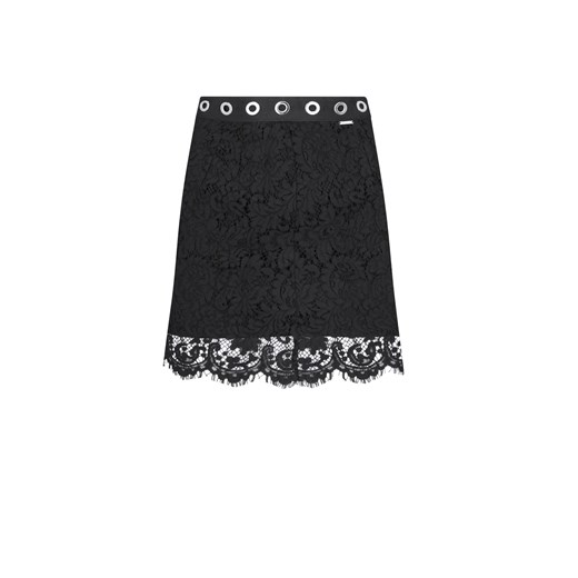 Spódnica Guess Jeans czarna elegancka koronkowa mini