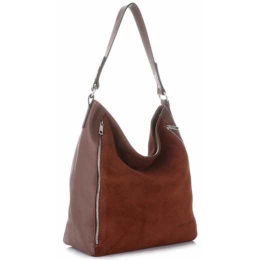 Shopper bag Vittoria Gotti średnia bez dodatków w stylu boho 