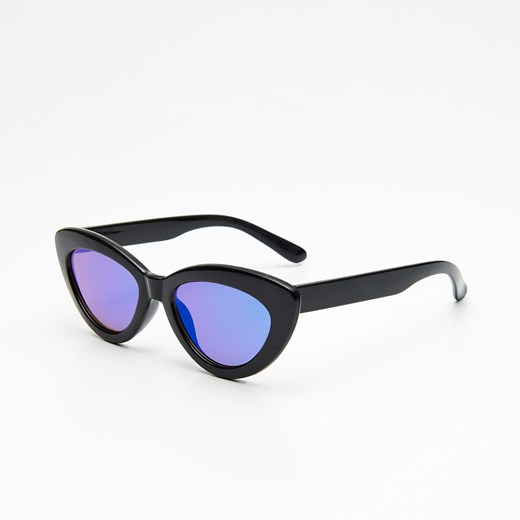 Cropp - Okulary przeciwsłoneczne - Czarny  Cropp One Size 