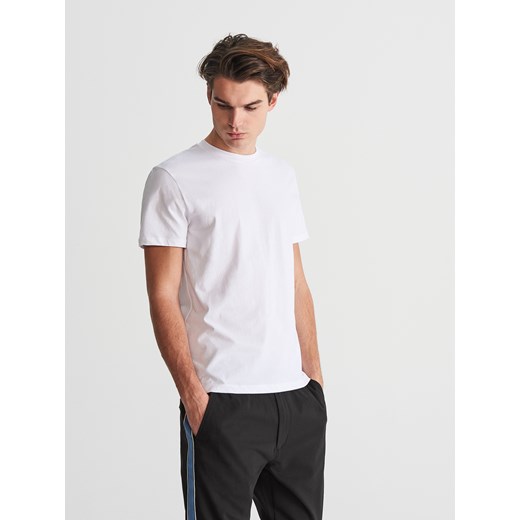 Reserved - Bawełniany T-shirt - Biały Reserved  XL 