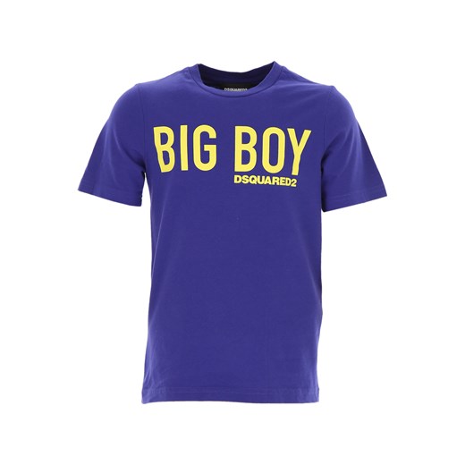 Dsquared Koszulka Dziecięca dla Chłopców Na Wyprzedaży, niebieski, Bawełna, 2019, 10Y 14Y 4Y 6Y