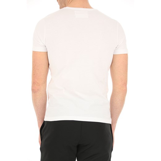 T-shirt męski Iceberg w stylu młodzieżowym biały z krótkim rękawem 