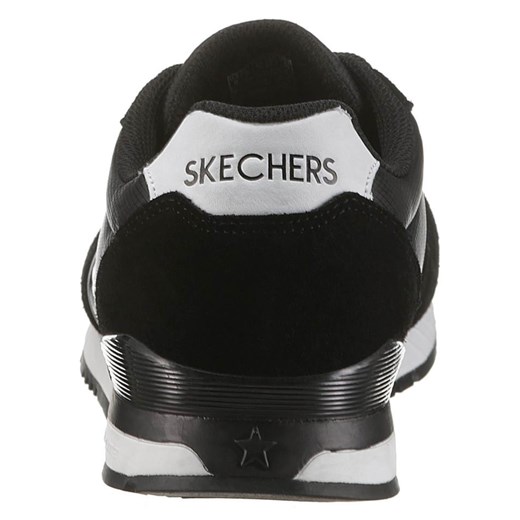 Buty sportowe męskie Skechers sznurowane zamszowe 