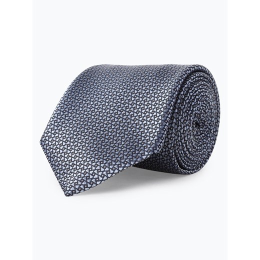 HUGO - Męski krawat z jedwabiu – Tie 7 cm, niebieski  Hugo Boss One Size vangraaf