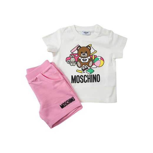 Odzież dla niemowląt Moschino wielokolorowa dla dziewczynki z elastanu 