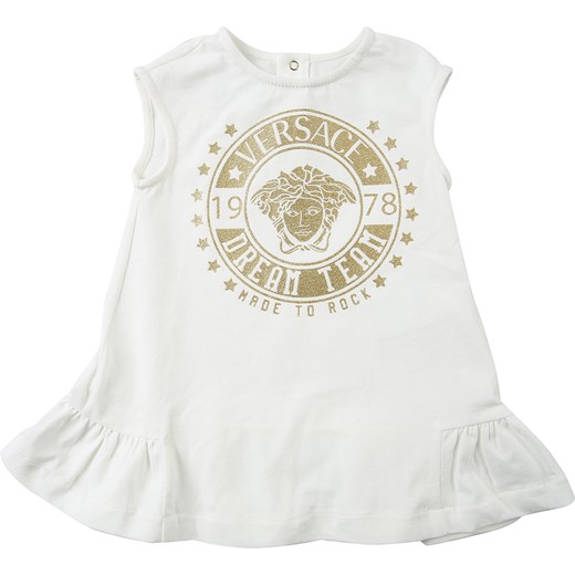 Odzież dla niemowląt Versace biała z nadrukami 