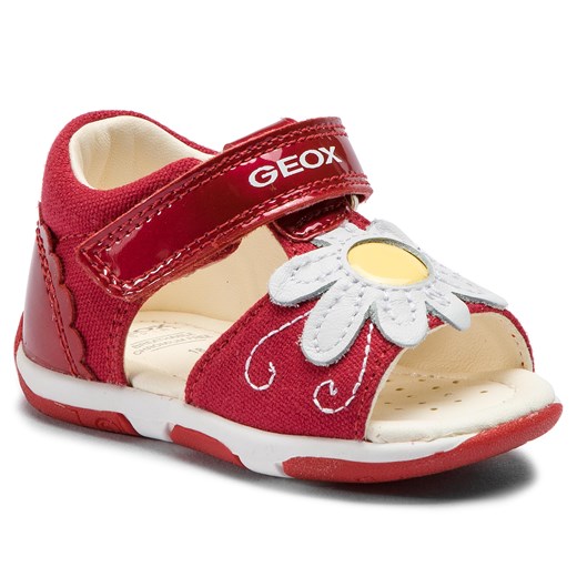 Geox sandały dziecięce czerwone na rzepy 