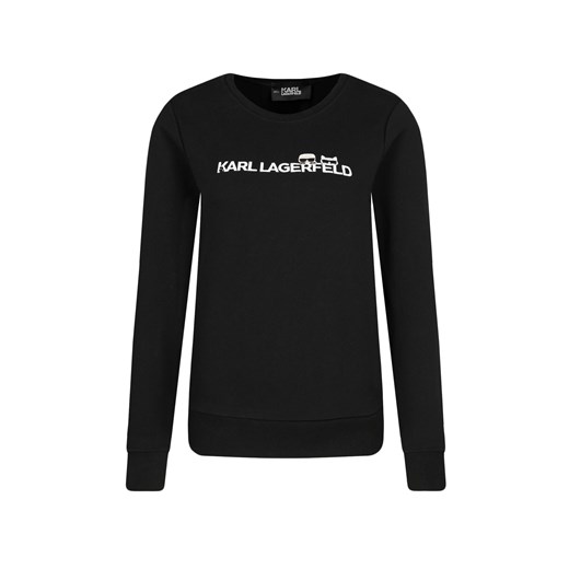 Bluza damska czarna Karl Lagerfeld krótka 