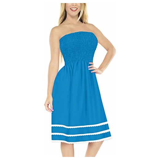 Większość ogrodowych One-size fits sukienka Coverup-PV koronka wykonany z -  sukienka wiązana niebieski