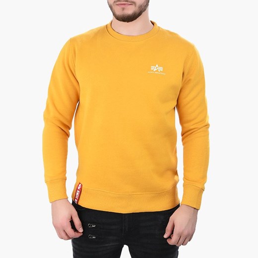 Bluza męska żółta Alpha Industries bawełniana 