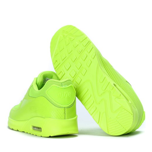 Zielone neonowe buty sportowe Get Happy - Obuwie Royalfashion.pl  37 