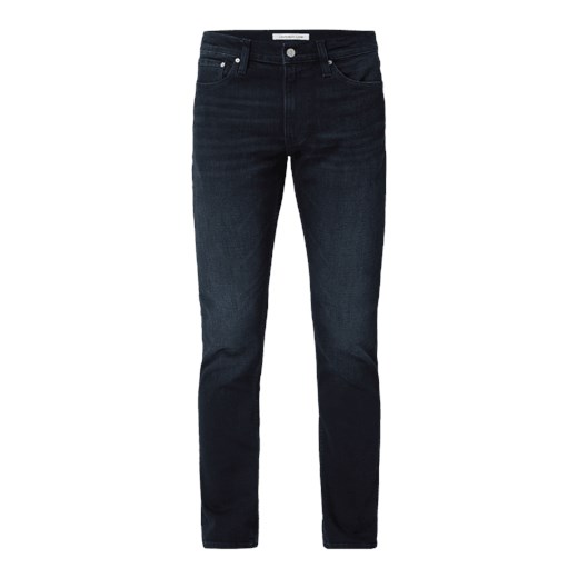 Jeansy w dekatyzowanym stylu o kroju slim fit  Calvin Klein 31/34 Peek&Cloppenburg 