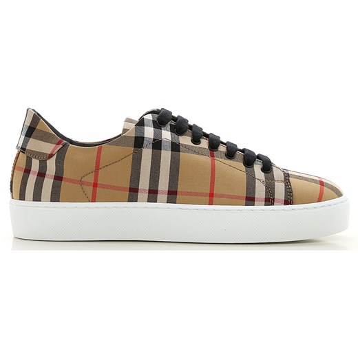 Burberry Trampki dla Kobiet, beżowy, Tkanina, 2019, 35 36 37