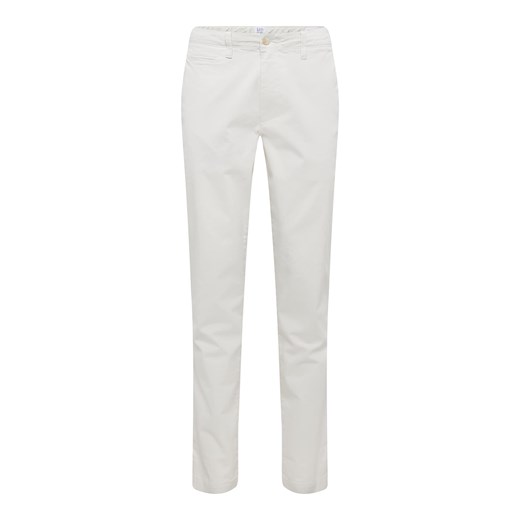 Gap spodnie męskie jesienne białe bawełniane 
