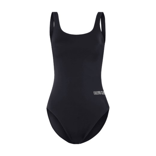 Strój kąpielowy Calvin Klein Underwear czarny sportowy 