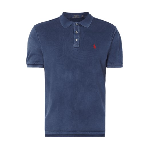 T-shirt męski niebieski Polo Ralph Lauren z krótkim rękawem 