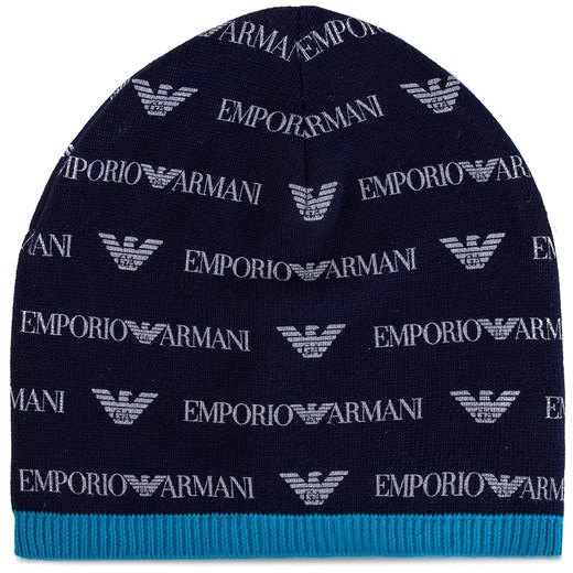 Czapka EMPORIO ARMANI - 404369 9P546 00535 Blue Emporio Armani  M eobuwie.pl