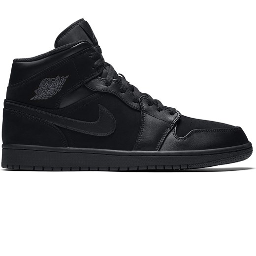 Buty zimowe męskie czarne Jordan sportowe wiązane 