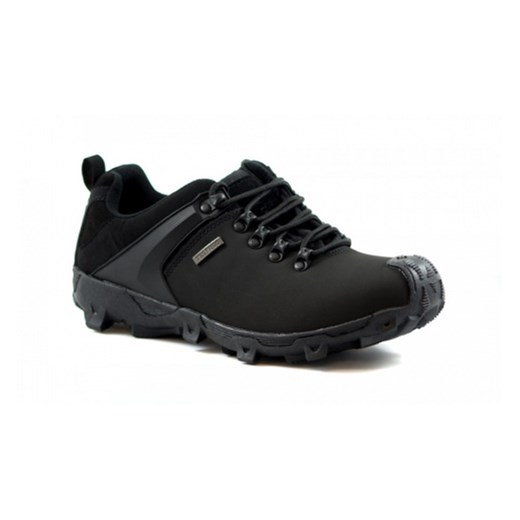 Testudo buty trekkingowe męskie sznurowane sportowe czarne 